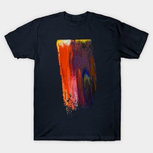 Jewel Tone Paint Smear T-Shirt